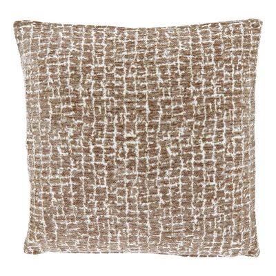 Sierkussen Baschi 45x45cm grijs gestreept