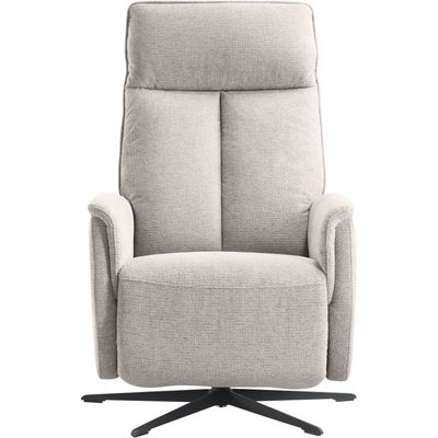 Relaxfauteuil Assele elektrisch lichtgrijs
