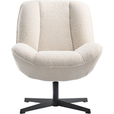 Draaifauteuil Fortenza ecru