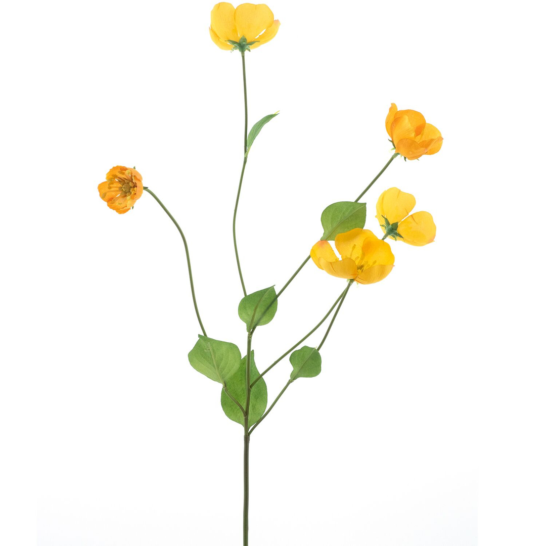Kunstbloem Melastoma geel
