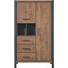 Opbergkast Mantera 170x100x048 cm donkerbruin