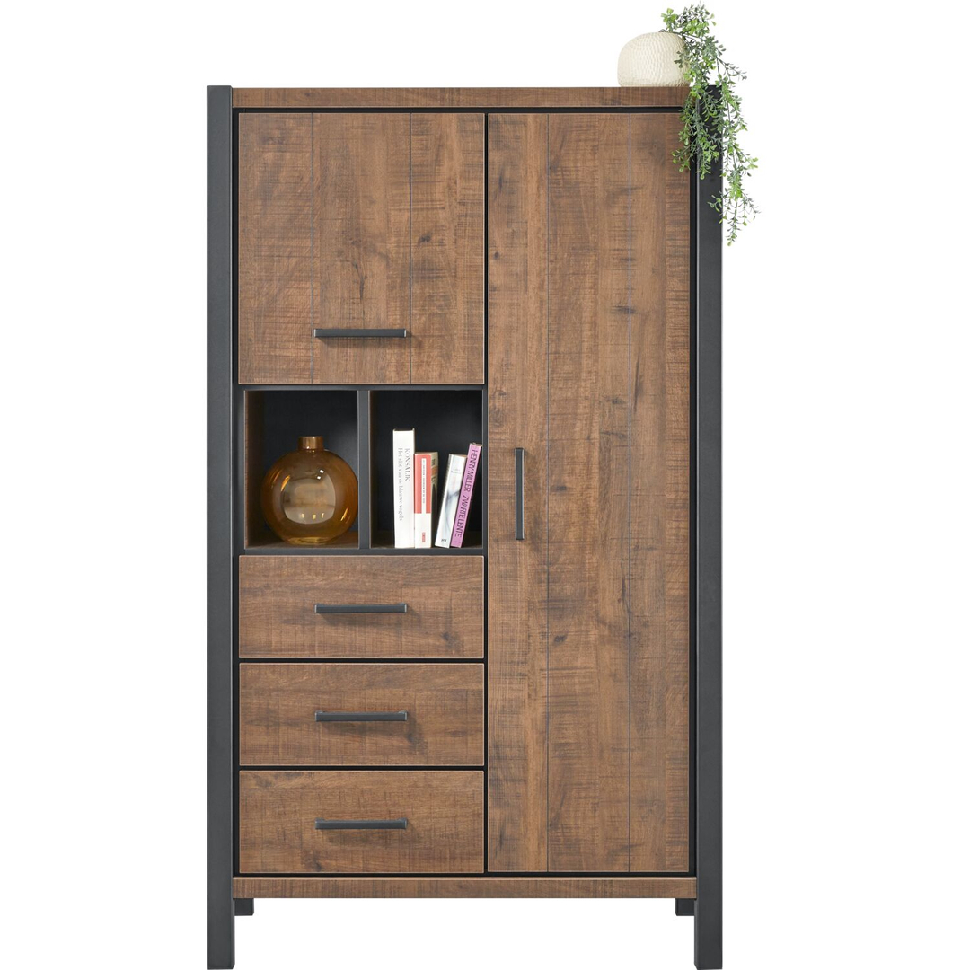 Opbergkast Mantera 170x100x048 cm donkerbruin