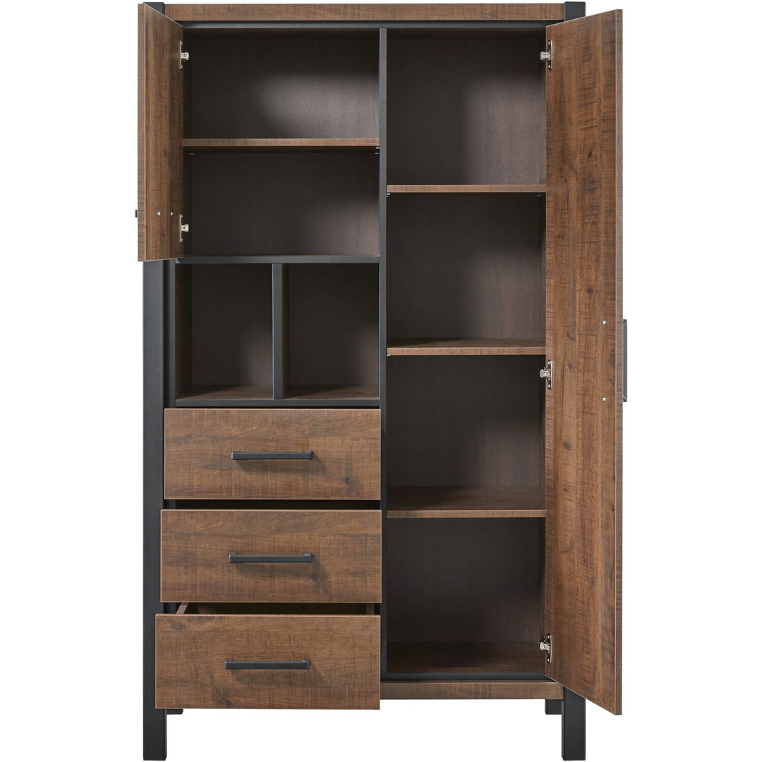 Opbergkast Mantera 170x100x048 cm donkerbruin