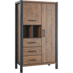 Opbergkast Mantera 170x100x048 cm donkerbruin