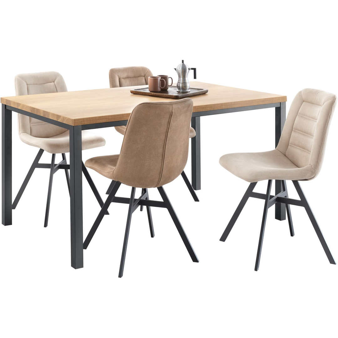 Eettafel Caltana 140x90 cm rechthoekig