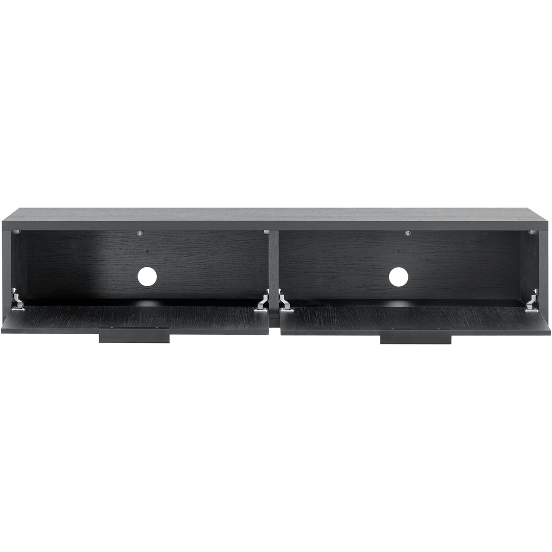 TV-meubel Verdio zwevend 161 cm zwart