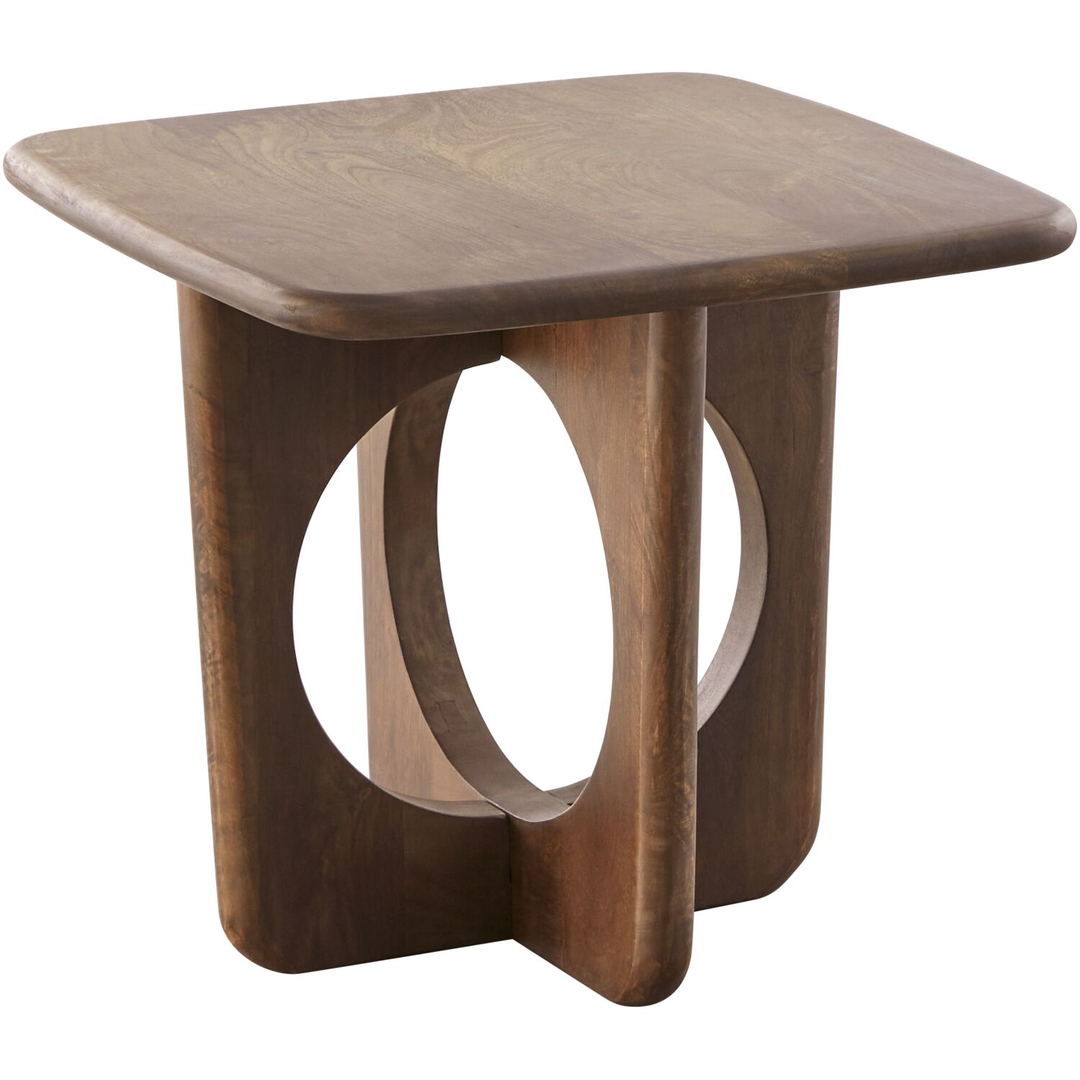 Bijzettafel Aseri mangohout 50 cm vierkant