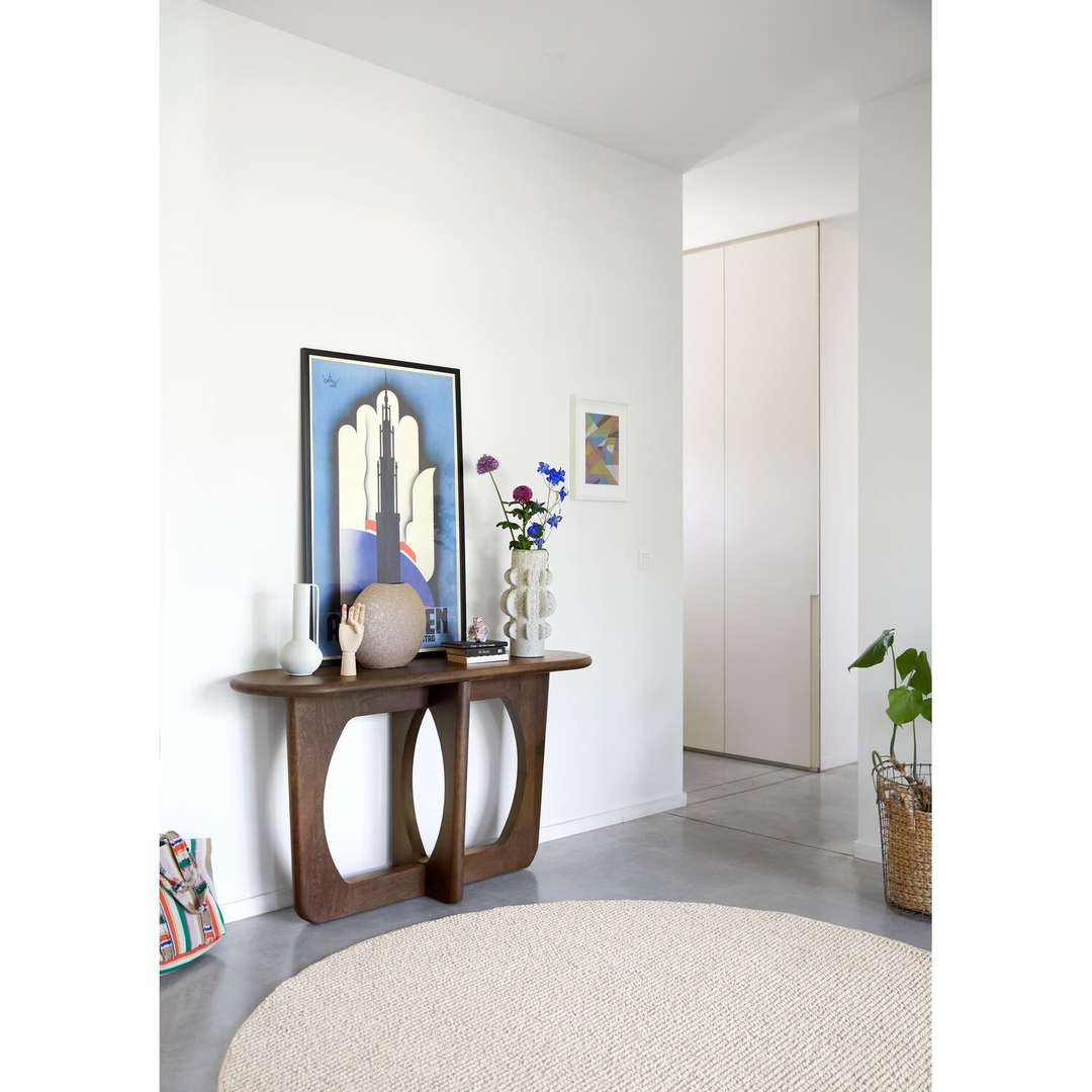 Wandtafel Aseri 140x42 cm bruin