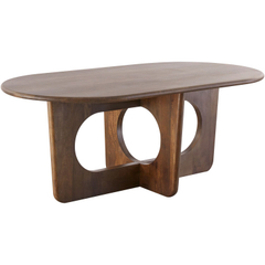 Eettafel Aseri mangohout 240x100 cm Deens ovaal