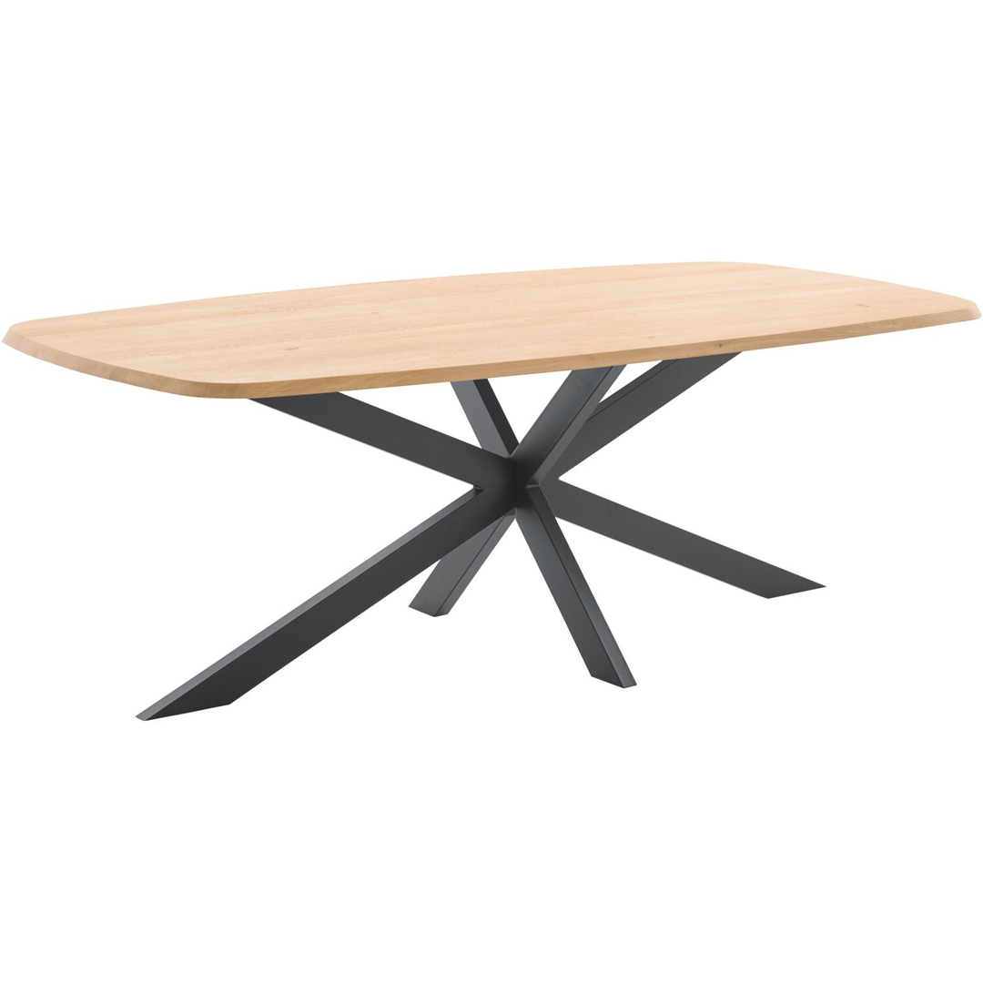 Eettafel Walden eikenhout 220x110 cm Deens ovaal
