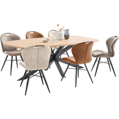 Eettafel Walden eikenhout 220x110 cm Deens ovaal