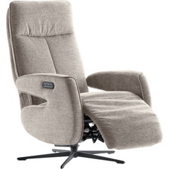Relaxfauteuil Niland elektrisch grijs