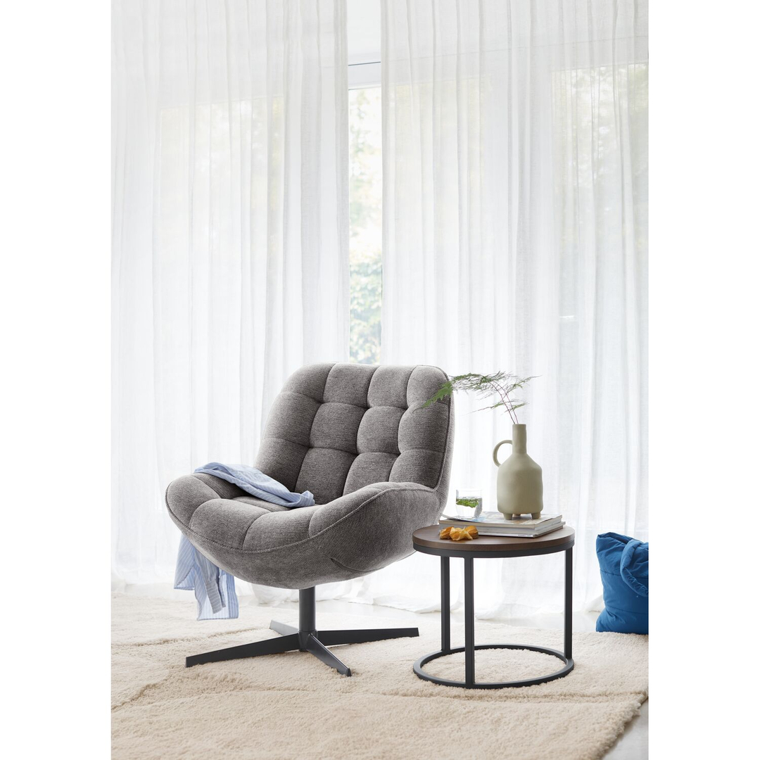 Draaifauteuil Morley antraciet