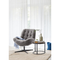 Draaifauteuil Morley antraciet