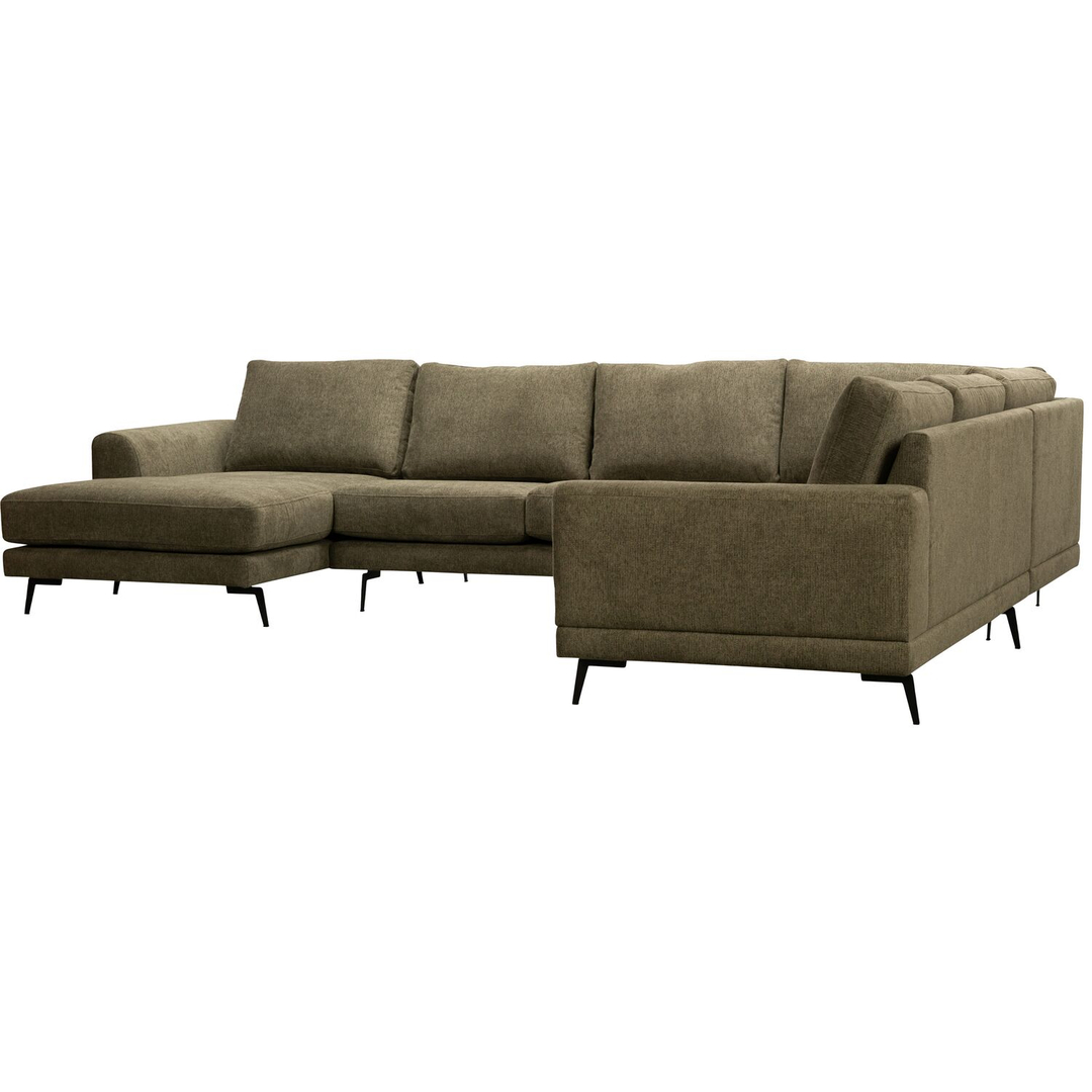 Hoekbank rechts Flandria donkergroen supreme comfort
