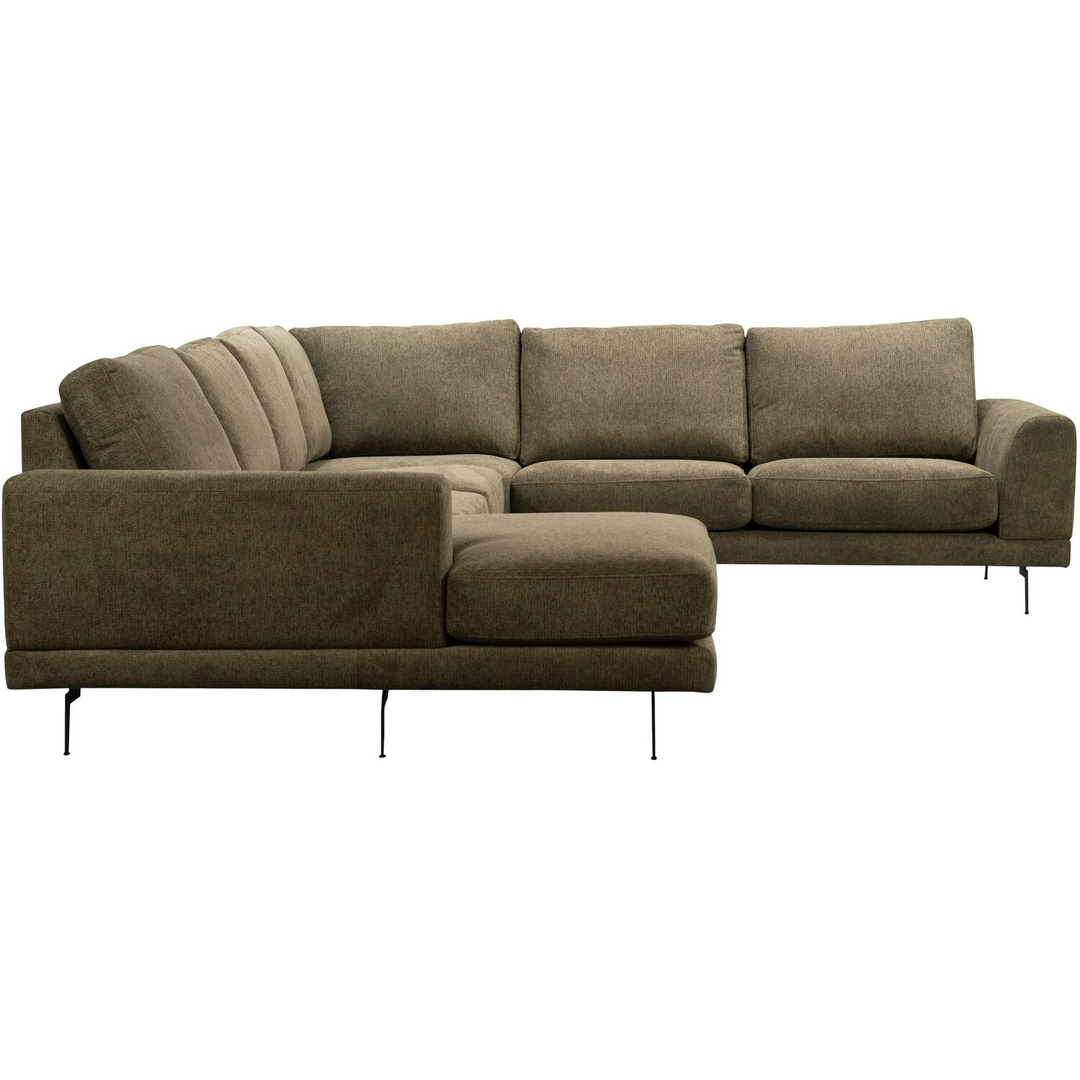 Hoekbank rechts Flandria donkergroen supreme comfort
