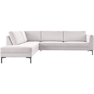 Hoekbank links Arluno grijs basic comfort