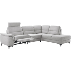 Hoekbank rechts Mirtho grijs relaxfunctie excellent comfort