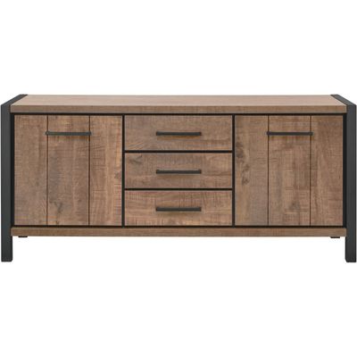 Dressoir Mantera 80x180x48 cm donkerbruin