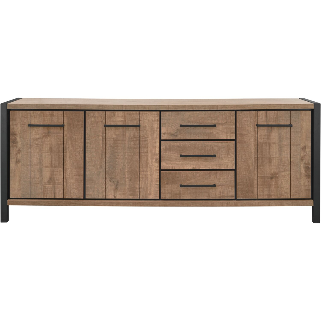 Dressoir Mantera 80x236x48 cm donkerbruin