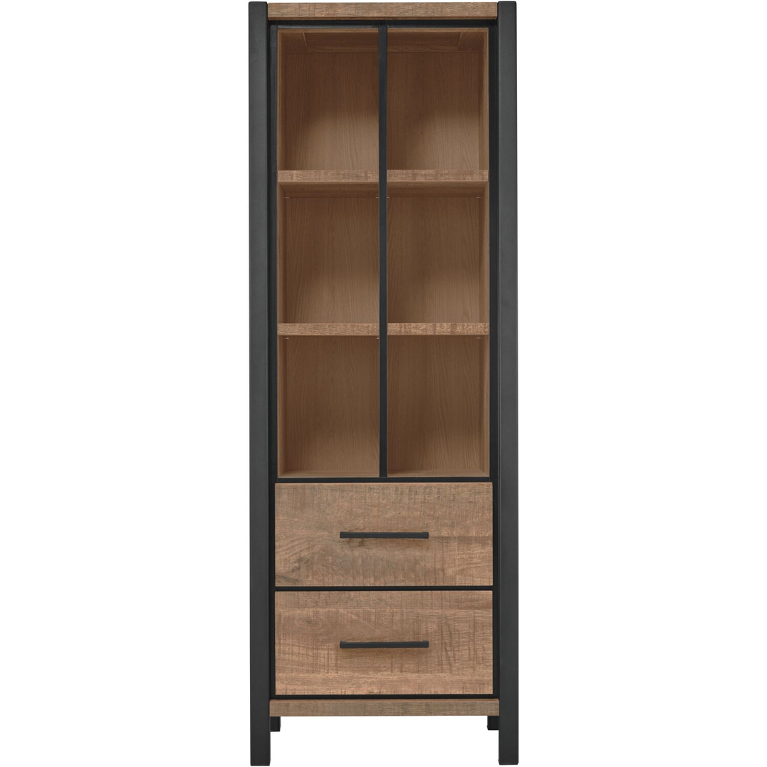 Boekenkast Mantera donkerbruin 200x70x48 cm 