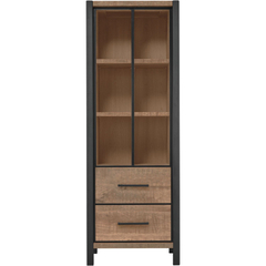 Boekenkast Mantera donkerbruin 200x70x48 cm 