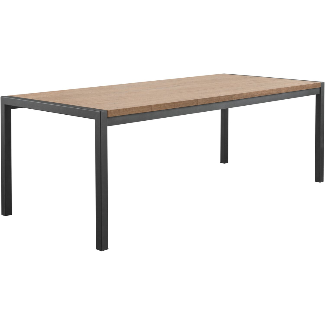 Eettafel Mantera 220x100 cm rechthoekig donkerbruin