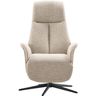 Relaxfauteuil Serio beige licht hout premium comfort