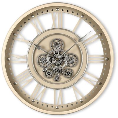 Klok Nimar metaal rond 60cm taupe open dessin 44
