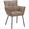 Eetkamerstoel Novile microleder taupe