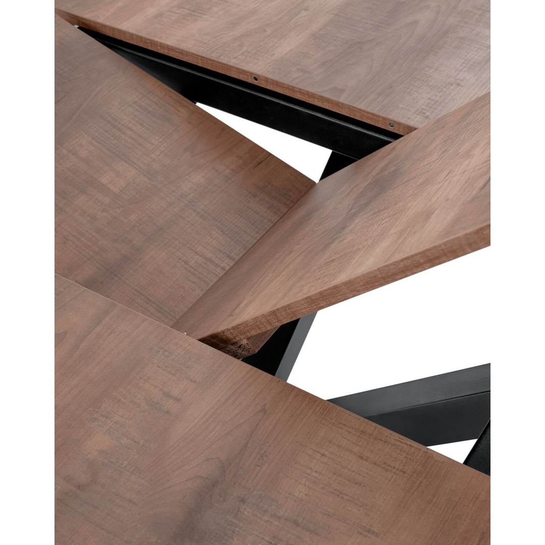 Uitschuifbare eettafel Caltana 130/170 cm donkerbruin