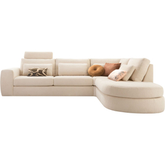 Hoofdsteun Azara 75 cm beige