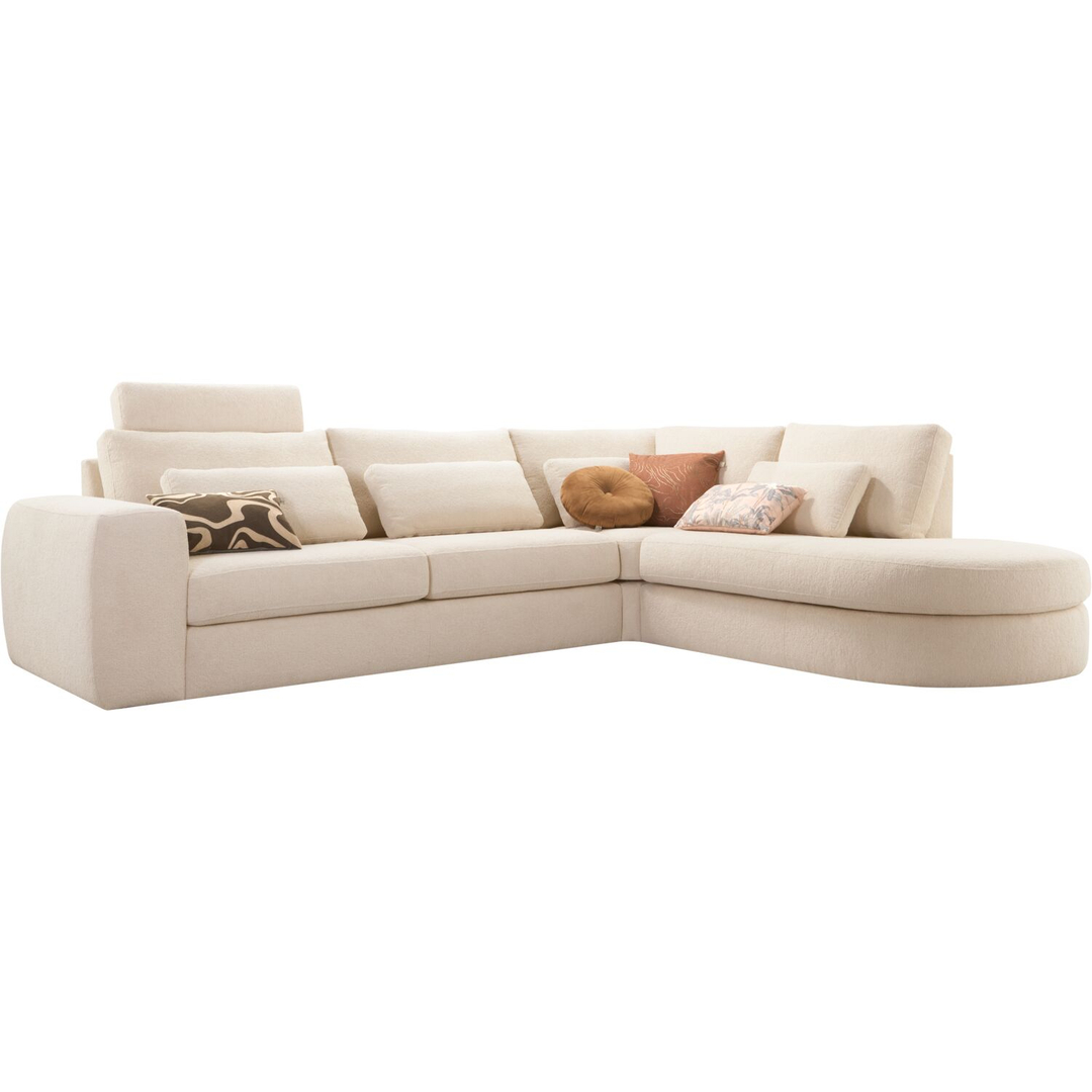 Hoofdsteun Azara 75 cm beige