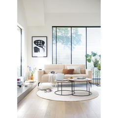 3 zitsbank Heria beige basic comfort