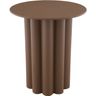 Bijzettafel Easdale 43 cm rond bruin
