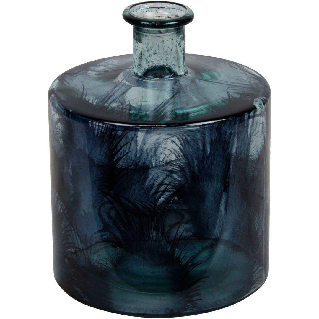 Fles Vialo blauw breed