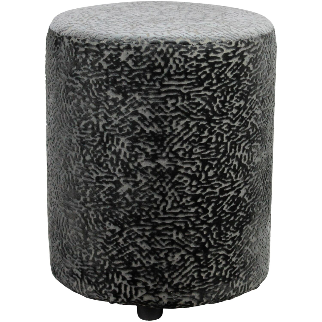 Poef Brody 38 cm zwart