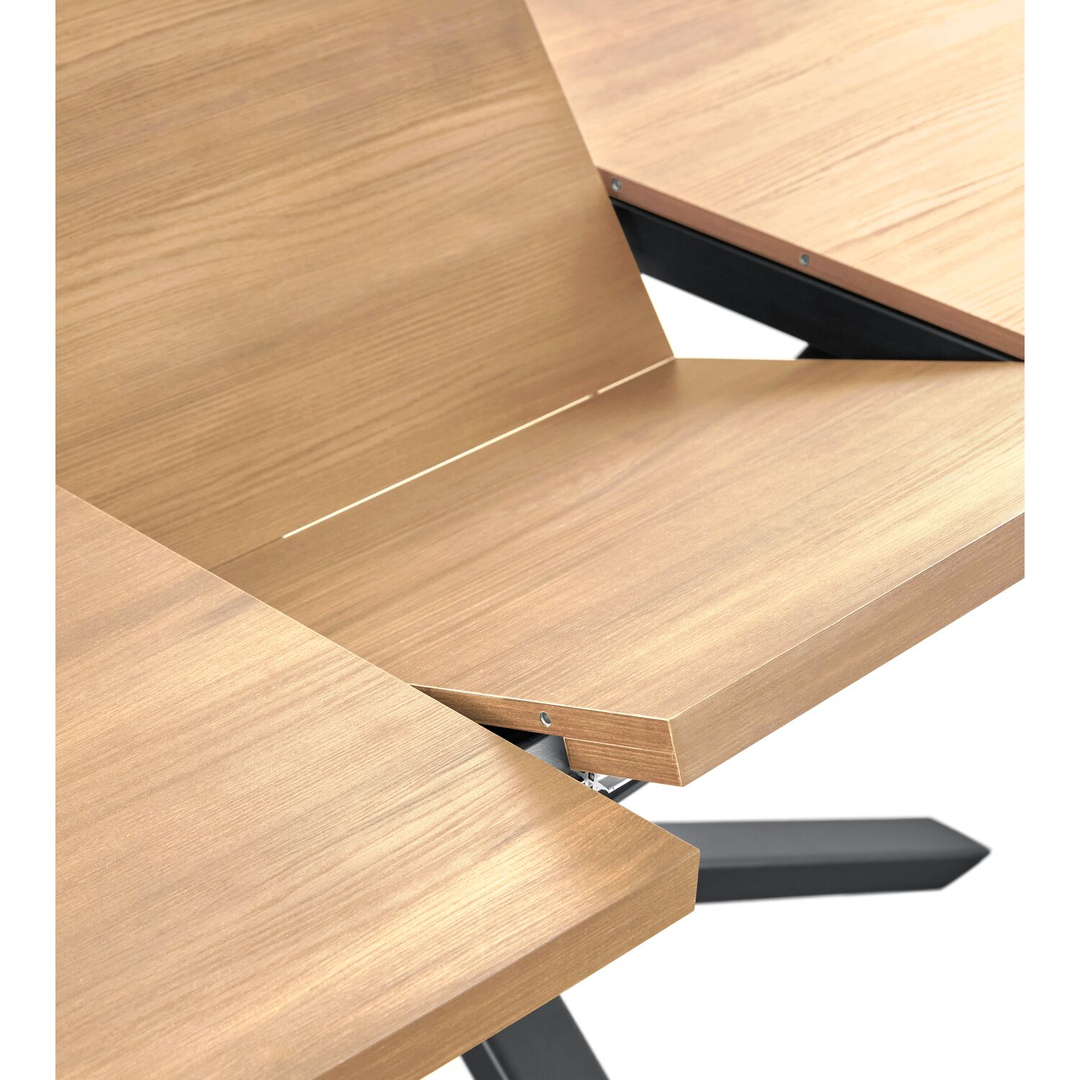 Uitschuifbare eettafel Caltana 200/260 cm mango Deens ovaal