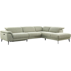 Hoekbank rechts Alunda groen relaxfunctie premium comfort