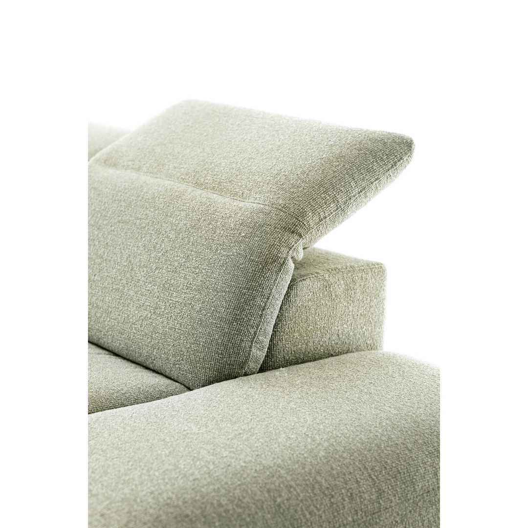 Hoekbank rechts Alunda groen relaxfunctie premium comfort