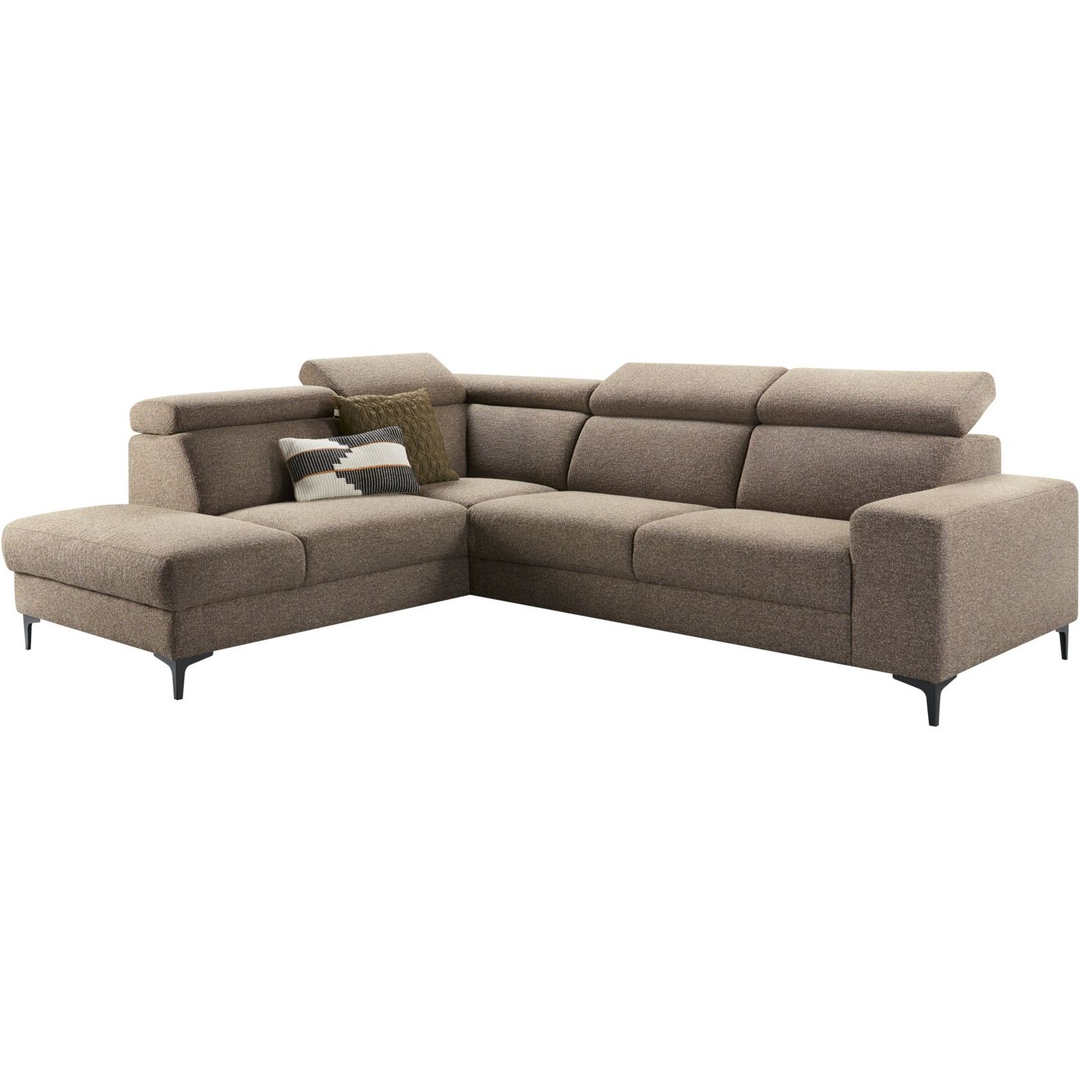 Hoekbank links Ixonia grijs basic comfort