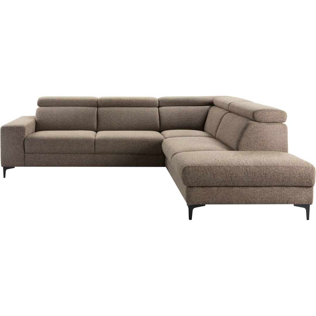 Hoekbank rechts Ixonia grijs premium comfort