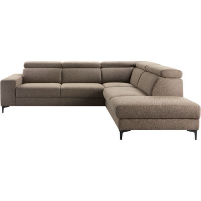 Hoekbank rechts Ixonia grijs premium comfort
