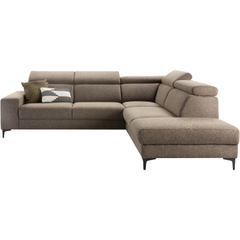 Hoekbank rechts Ixonia grijs premium comfort