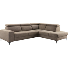 Hoekbank rechts Ixonia grijs premium comfort