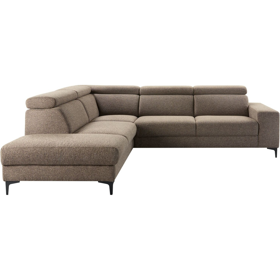 Hoekbank links Ixonia grijs premium comfort