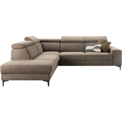 Hoekbank links Ixonia grijs premium comfort