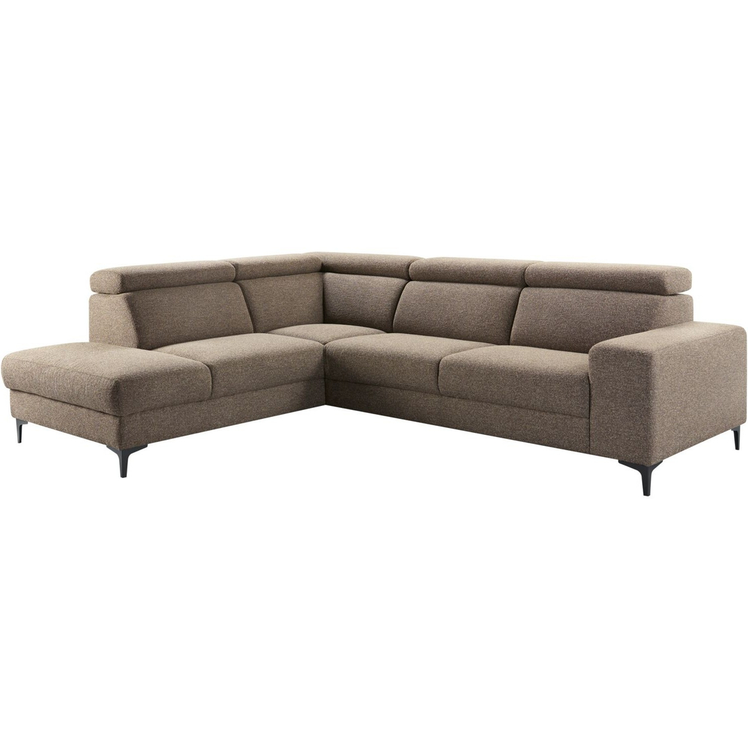 Hoekbank links Ixonia grijs premium comfort
