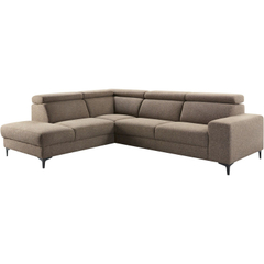 Hoekbank links Ixonia grijs premium comfort
