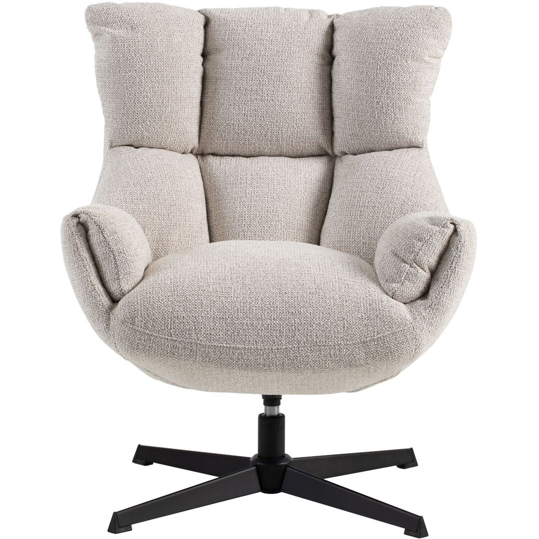 Draaifauteuil Ordini lichtgrijs